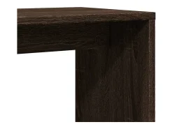 Mesas apoio 2pcs 50x30x50cm derivados madeira carvalho castanho