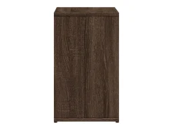 Mesas apoio 2pcs 50x30x50cm derivados madeira carvalho castanho