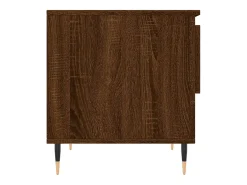 Mesas centro 2 pcs 50x46x50 cm deriv. madeira carvalho castanho