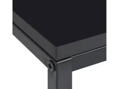 Mesas de apoio 2 pcs aço preto PT127017