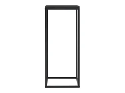 Mesas de apoio 2 pcs aço preto