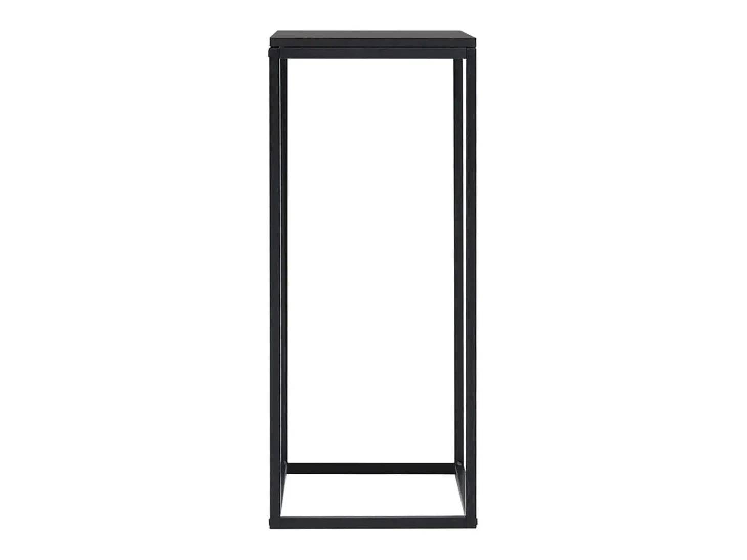 Mesas de apoio 2 pcs aço preto