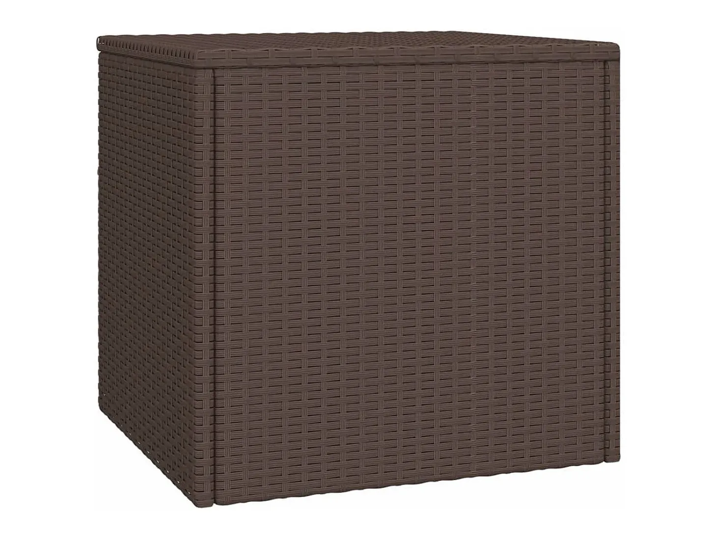 Mesas de apoio 3 pcs vime PE castanho PT430165