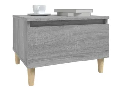 Mesas de apoio 2 pcs 50x46x35 cm deriv. madeira cinzento sonoma PT674488