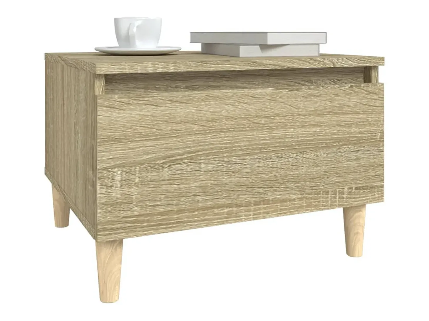 Mesas de apoio 2 pcs 50x46x35 cm deriv. madeira carvalho sonoma PT427881