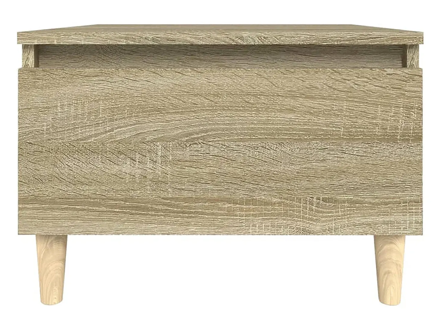 Mesas de apoio 2 pcs 50x46x35 cm deriv. madeira carvalho sonoma