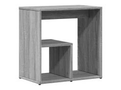 Mesas de apoio 2 pcs 50x30x50 cm derivados madeira cinza sonoma