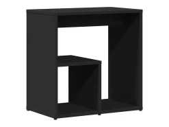 Mesas de apoio 2 pcs 50x30x50 cm derivados de madeira preto PT348863