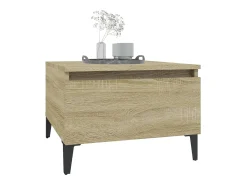 Mesas de apoio 2 pcs 50x46x35 cm deriv. madeira carvalho sonoma PT369853