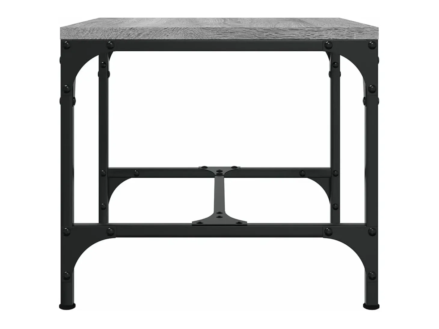 Mesas de apoio 2 pcs 40x40x35 cm deriv. madeira cinzento sonoma