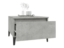 Mesas de apoio 2 pcs 50x46x35cm deriv. madeira cinzento-cimento PT456175