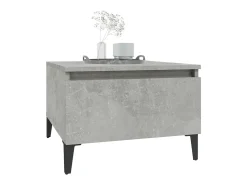Mesas de apoio 2 pcs 50x46x35cm deriv. madeira cinzento-cimento PT456175