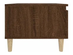 Mesas de apoio 2pcs 50x46x35cm deriv. madeira carvalho castanho