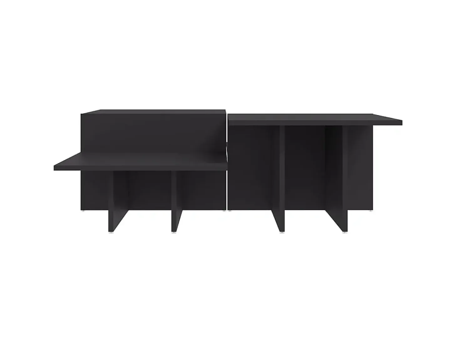 Mesas de centro 2 pcs derivados de madeira cinzento PT655640