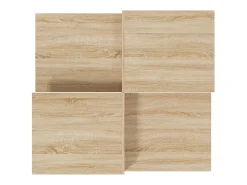 Mesas de centro 2 pcs derivados de madeira carvalho sonoma