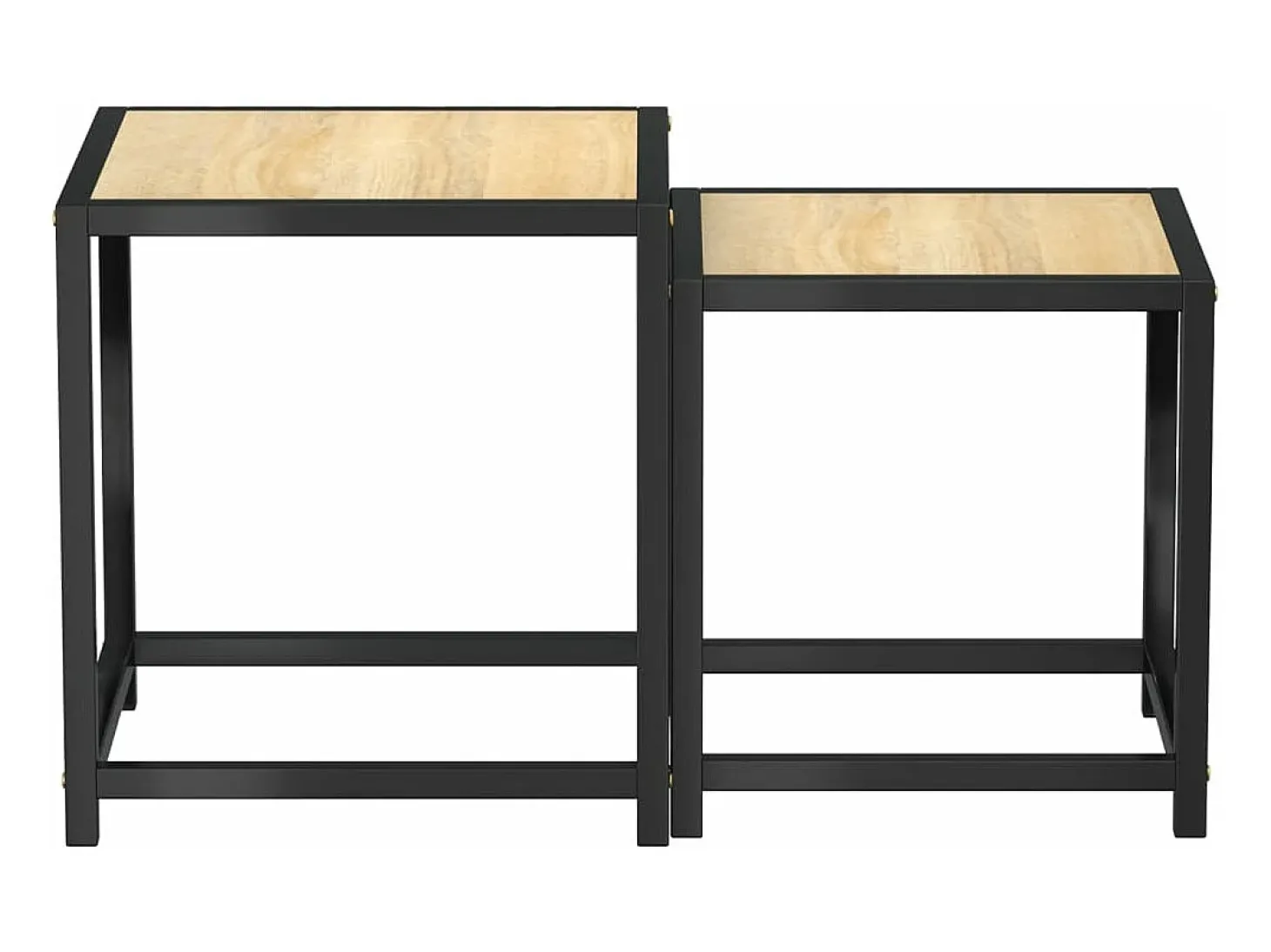 Mesas de centro 2 pcs MDF cor carvalho sonoma PT757555