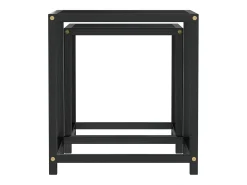 Mesas de centro 2 pcs MDF preto PT935331
