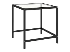 Mesas de centro 2 pcs vidro temperado preto