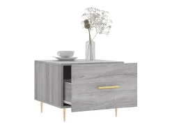 Mesas de centro 2 pcs 50x50x40 cm madeira proc. sonoma cinza PT611513