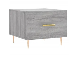 Mesas de centro 2 pcs 50x50x40 cm madeira proc. sonoma cinza PT611513