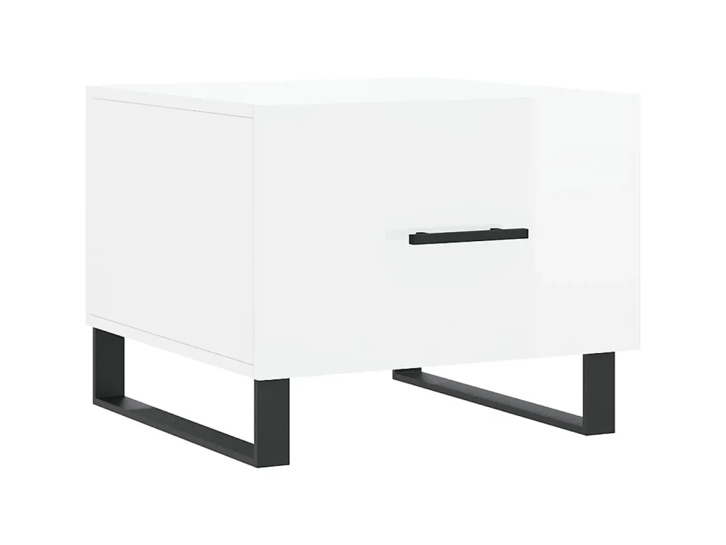 Mesas de centro 2 pcs 50x50x40 cm branco brilhante PT937666