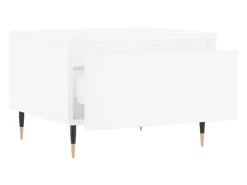 Mesas de centro 2 pcs 50x46x35 cm derivados de madeira branco