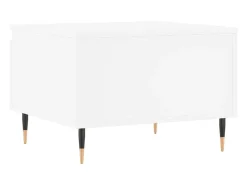 Mesas de centro 2 pcs 50x46x35 cm derivados de madeira branco