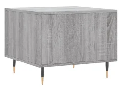 Mesas de centro 2 pcs 50x50x40 cm madeira proc. sonoma cinza