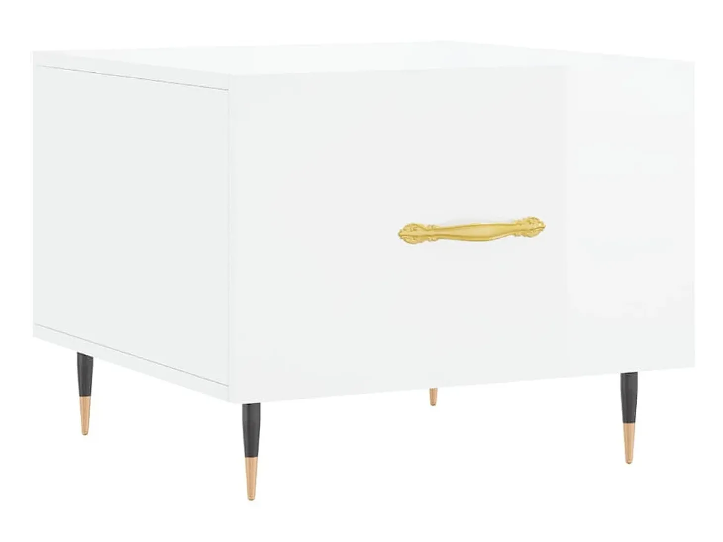 Mesas de centro 2 pcs 50x50x40 cm branco brilhante PT728208