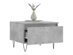 Mesas de centro 2 pcs 50x46x35 cm deriv. madeira cinza-cimento PT500358