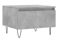 Mesas de centro 2 pcs 50x46x35 cm deriv. madeira cinza-cimento PT500358