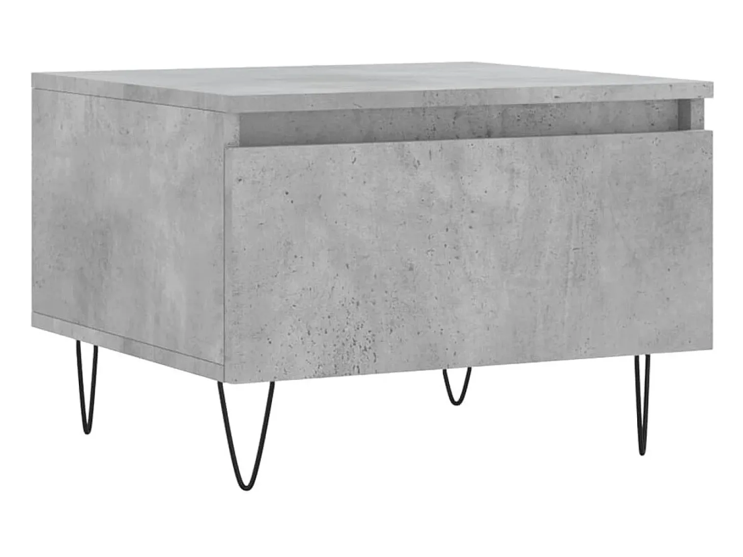 Mesas de centro 2 pcs 50x46x35 cm deriv. madeira cinza-cimento PT500358