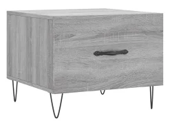 Mesas de centro 2 pcs 50x50x40 cm madeira proc. sonoma cinza PT874656