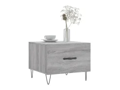 Mesas de centro 2 pcs 50x50x40 cm madeira proc. sonoma cinza PT874656