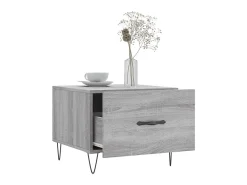 Mesas de centro 2 pcs 50x50x40 cm madeira proc. sonoma cinza PT874656