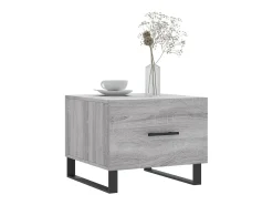 Mesas de centro 2 pcs 50x50x40 cm madeira proc. sonoma cinza PT830728