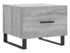 Mesas de centro 2 pcs 50x50x40 cm madeira proc. sonoma cinza PT830728