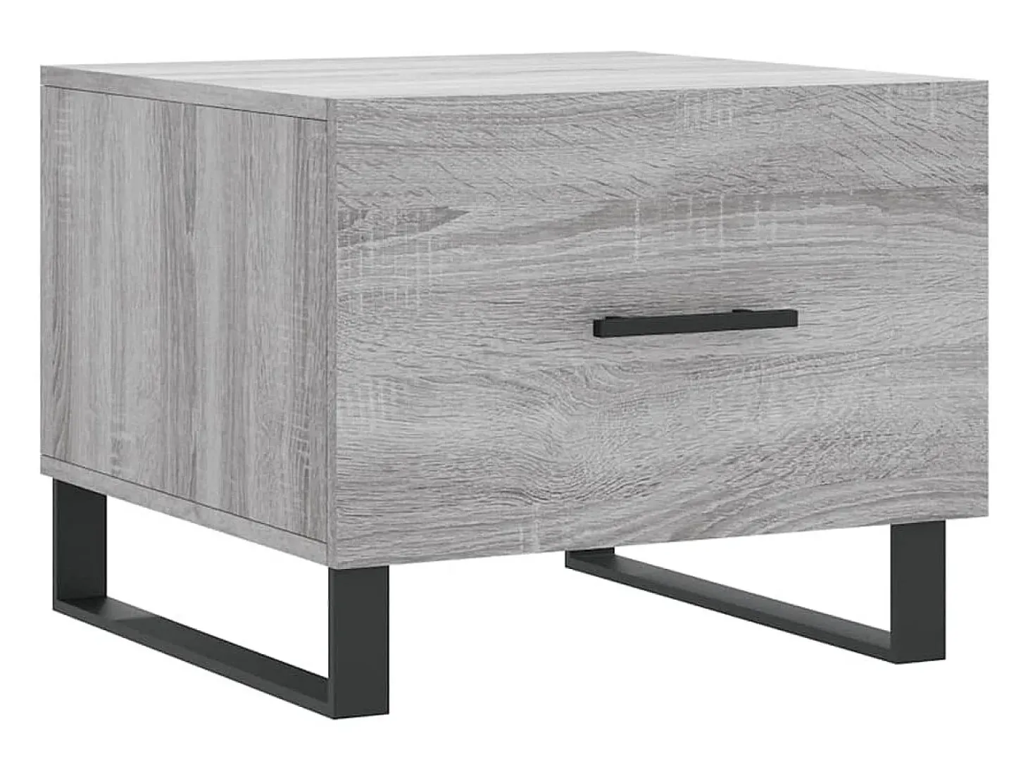 Mesas de centro 2 pcs 50x50x40 cm madeira proc. sonoma cinza PT830728