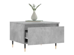 Mesas de centro 2 pcs 50x46x35 cm deriv. madeira cinza-cimento PT463120