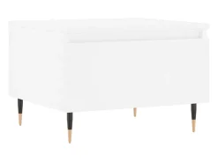 Mesas de centro 2 pcs 50x46x35 cm derivados de madeira branco PT853960