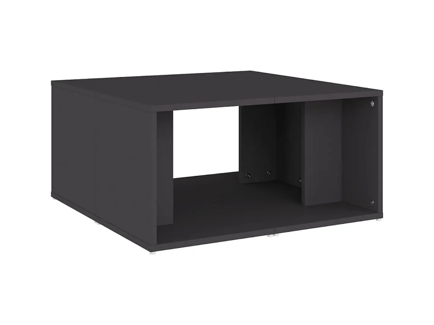Mesas de centro 4 pcs 33x33x33 cm derivados de madeira cinza PT310685