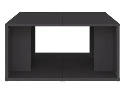 Mesas de centro 4 pcs 33x33x33 cm derivados de madeira cinza