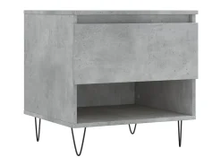 Mesas de centro 2 pcs 50x46x50 cm deriv. madeira cinza-cimento PT188654