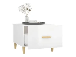 Mesas de centro 2 pcs 50x50x40 cm branco brilhante PT109820