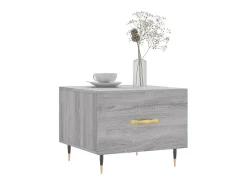 Mesas de centro 2 pcs 50x50x40 cm madeira proc. sonoma cinza PT807183