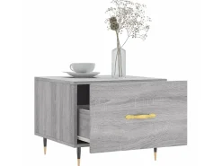 Mesas de centro 2 pcs 50x50x40 cm madeira proc. sonoma cinza PT807183