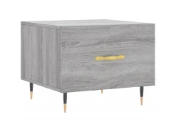 Mesas de centro 2 pcs 50x50x40 cm madeira proc. sonoma cinza PT807183