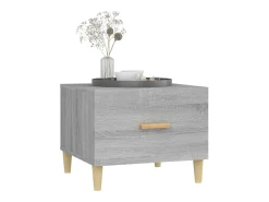 Mesas de centro 2 pcs 50x50x40 cm madeira proc. sonoma cinza