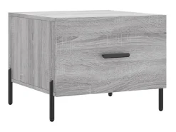 Mesas de centro 2 pcs 50x50x40 cm madeira proc. sonoma cinza PT561693