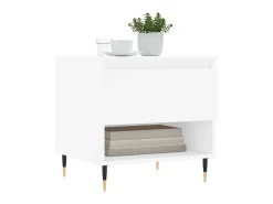 Mesas de centro 2 pcs 50x46x50 cm derivados de madeira branco PT331466
